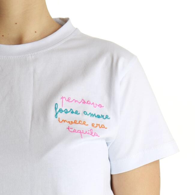 T-SHIRT PENSAVO FOSSE AMORE SUPERCULTURE - Mad Fashion | img vers.650x/